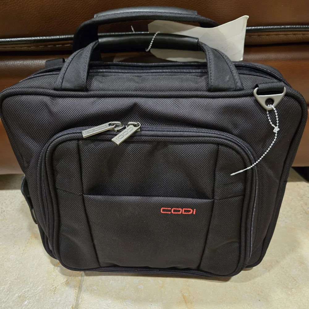 Codi Black Laptop Bag for Men And Women